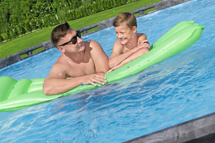 Bestway Winterfestes Frame Pool Komplett-Set APX365™ mit Sandfilteranlage rund